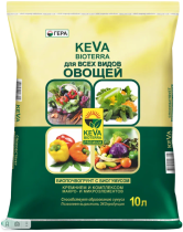 Грунт KEVA Bioterra для всех видов овощей 10 л